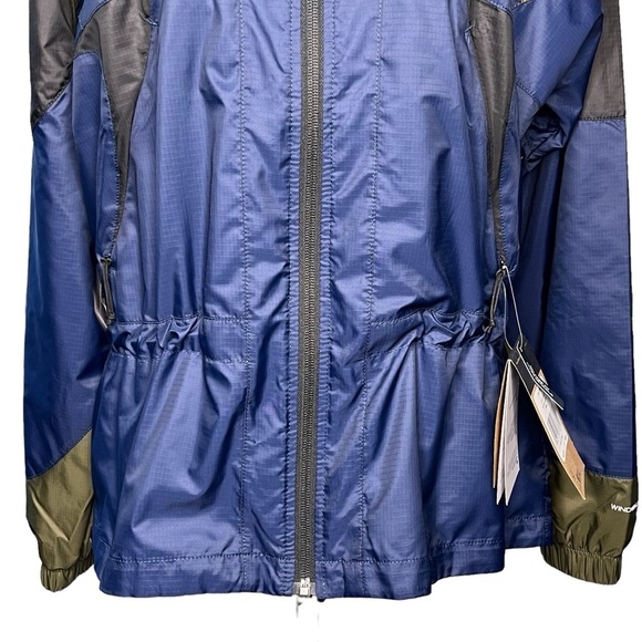 The North Face NWT Women’s TNF X Windbreaker Jacket in Blue/Black/Green Size S - Picture 6 of 15